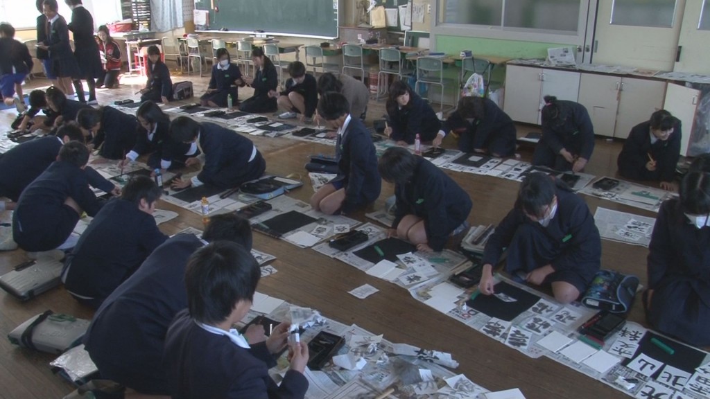 築山小学校の卒業制作にお邪魔しました！ひまわりてれび ～玉名～