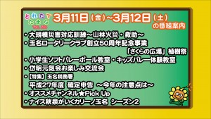 3.11～の番組案内