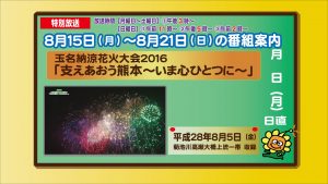 8.15~玉名納涼花火大会2016